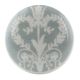 Grey Floral FlaCeramic Wine Bottle Stopper